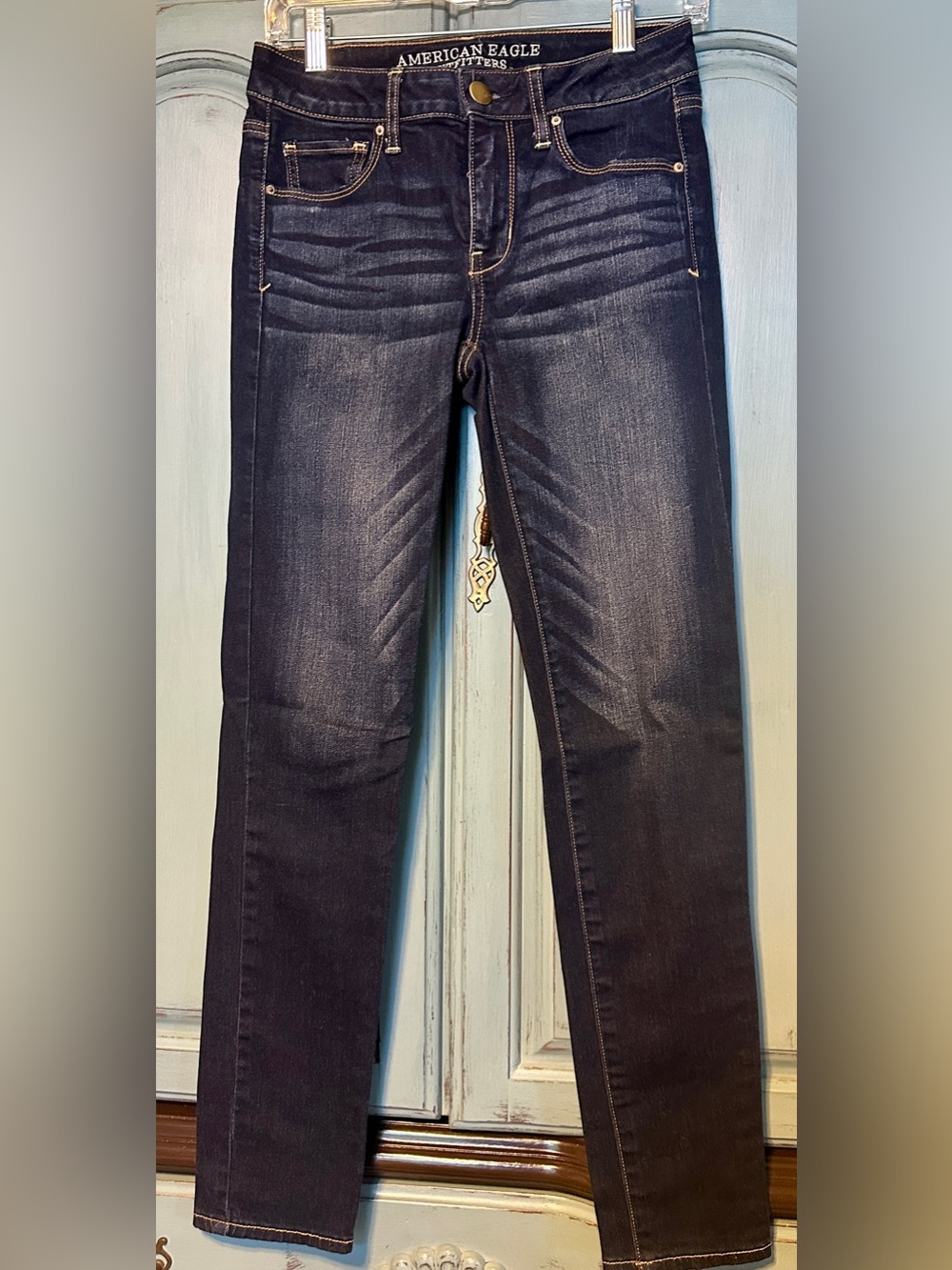 American Eagle Outfitters Dark Indigo Skinny Jeans